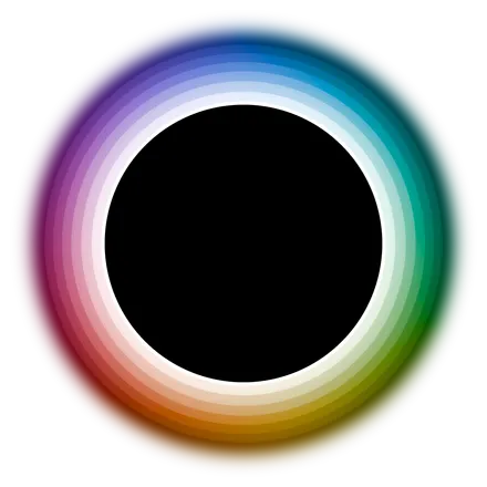 The Game mark: a black world ringed by seven layers of light